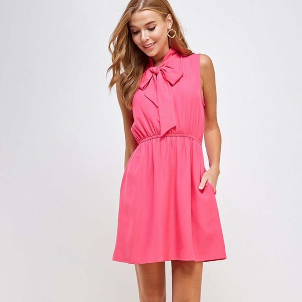 *Host Pick* 🎉 2Hearts Front Tie Sleeveless Dress